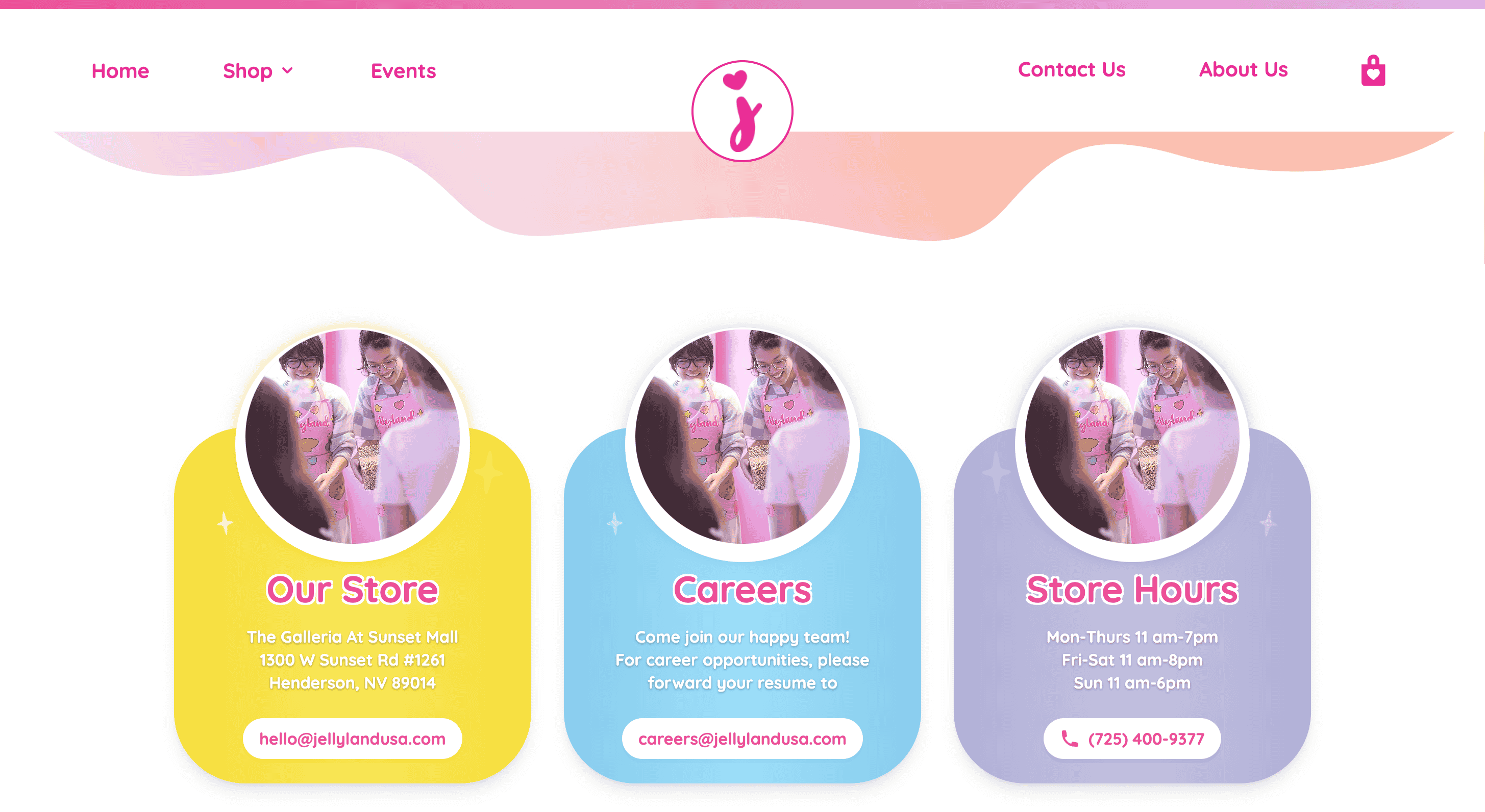 Jellyland Mobile Interface
