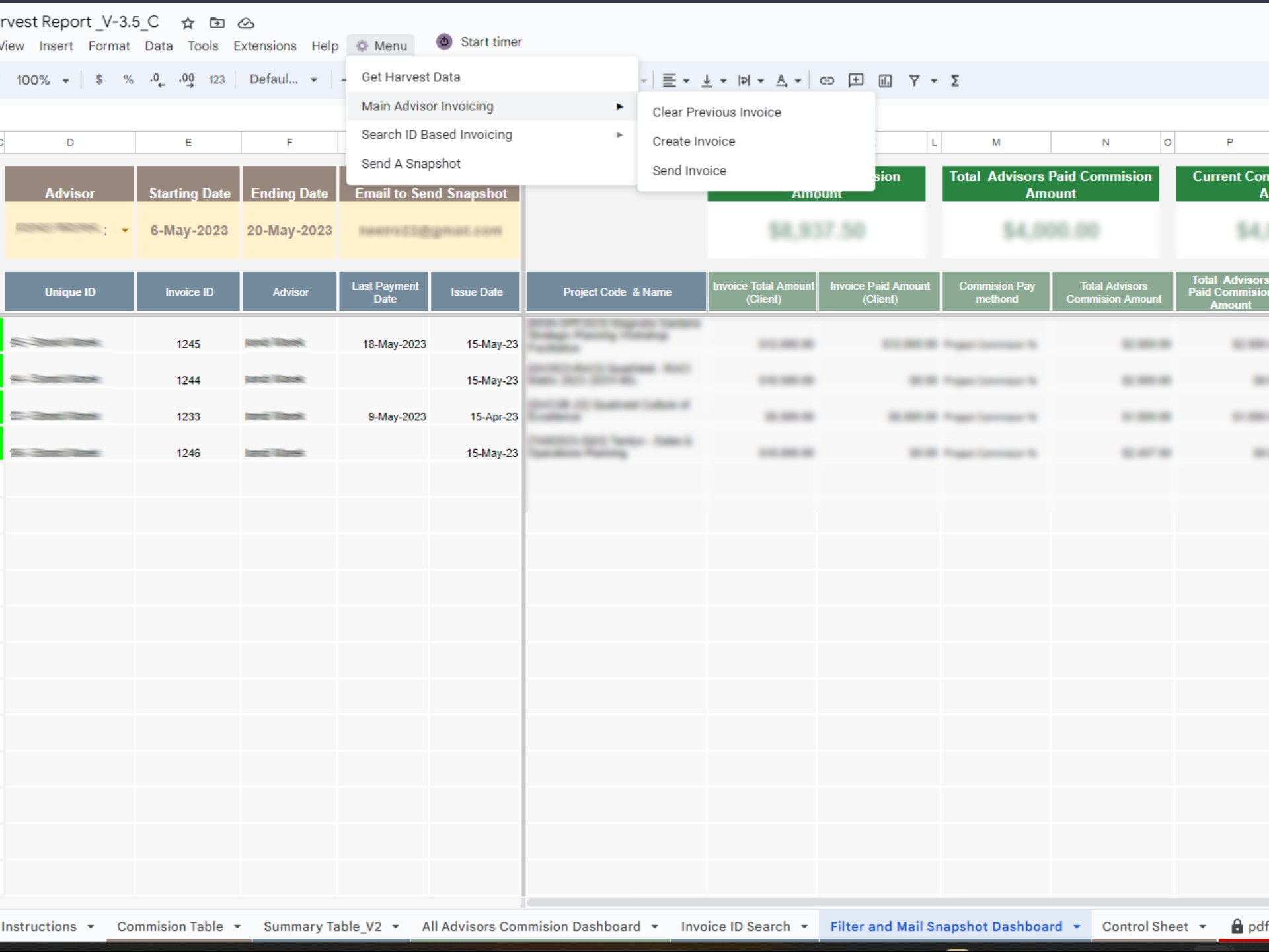 CRM Dashboard